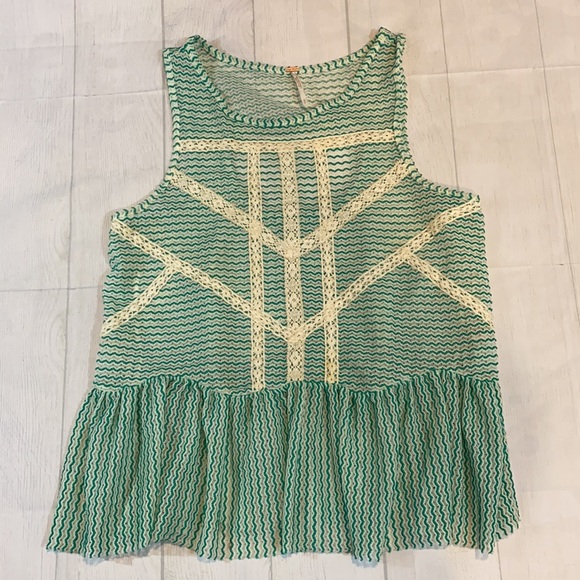 Free People Sheer Peplum Tank - Picture 3 of 7